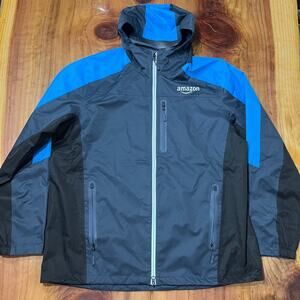 Amazon Blue and Black Performance Jacket